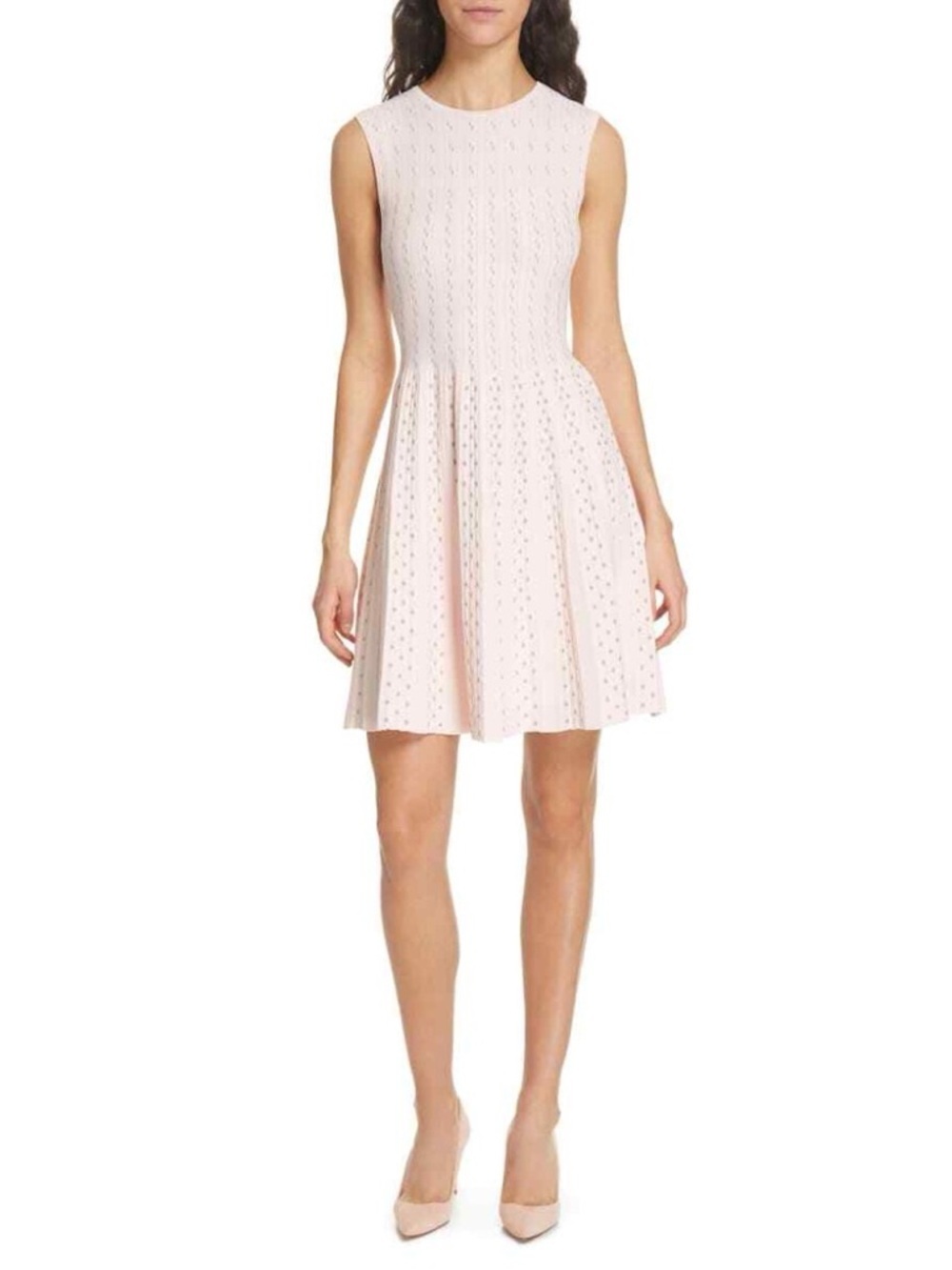 Ted Baker Pink Sleeveless Fit & Flare Mini Dress
